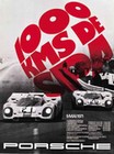 PORSCHE RENNPLAKAT - POSTER