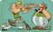 x FR�HST�CKSBRETTCHEN - ASTERIX - R�MER BOXEN