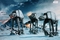  x STAR WARS POSTER AT-AT FIGHTER