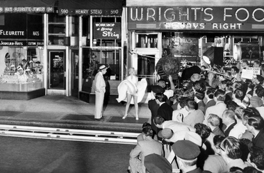 Fototapete - Riesenposter - Marilyn Monroe - Wrights Food - Klicken fr grssere Ansicht